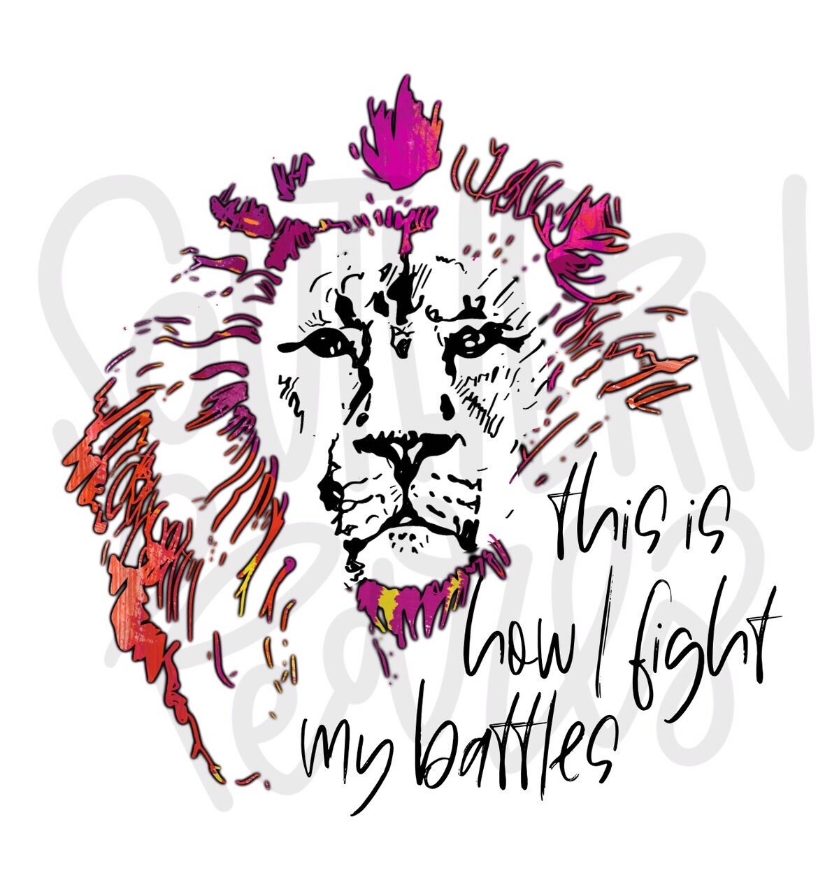 This is How I Fight My Battles | Sublimation Design | Digital Download | Women’s, Kids Shirt PNG