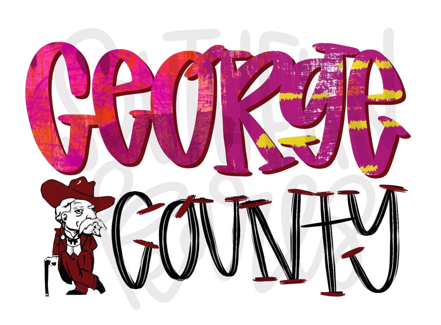 George County Rebels | Sublimation Design | Digital Download | Women’s, Kids Shirt PNG