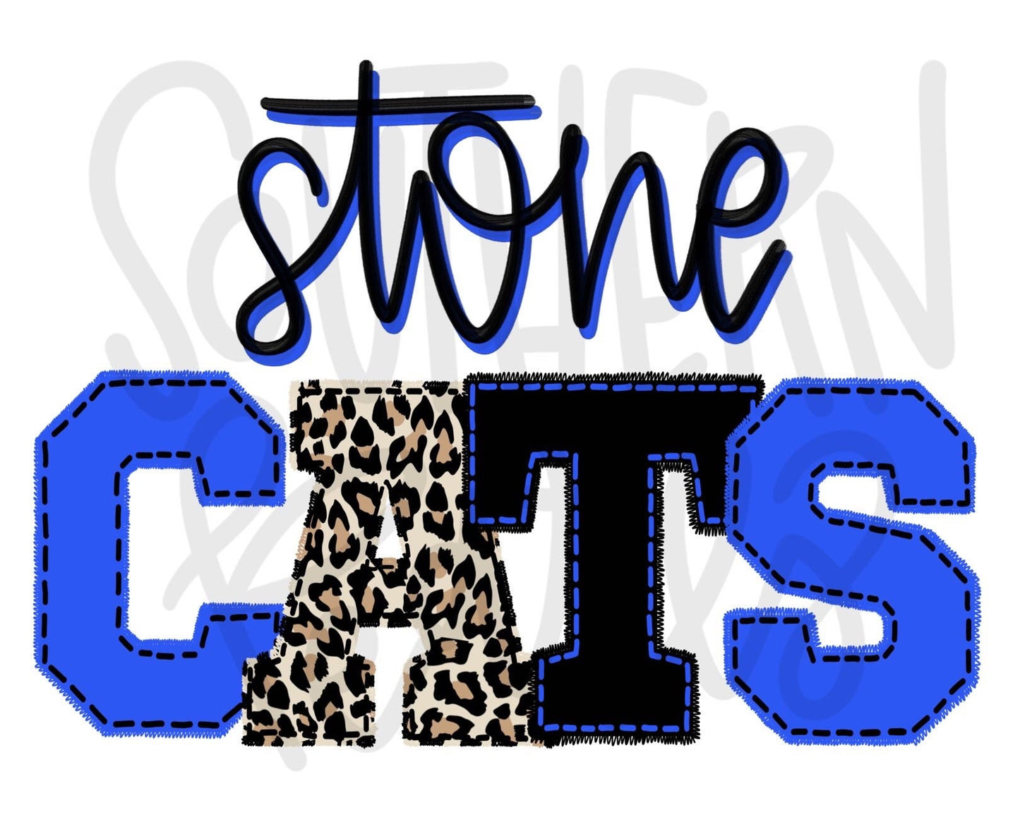 Stone cats block | Sublimation Design | Digital Download | Women’s, Kids Shirt PNG