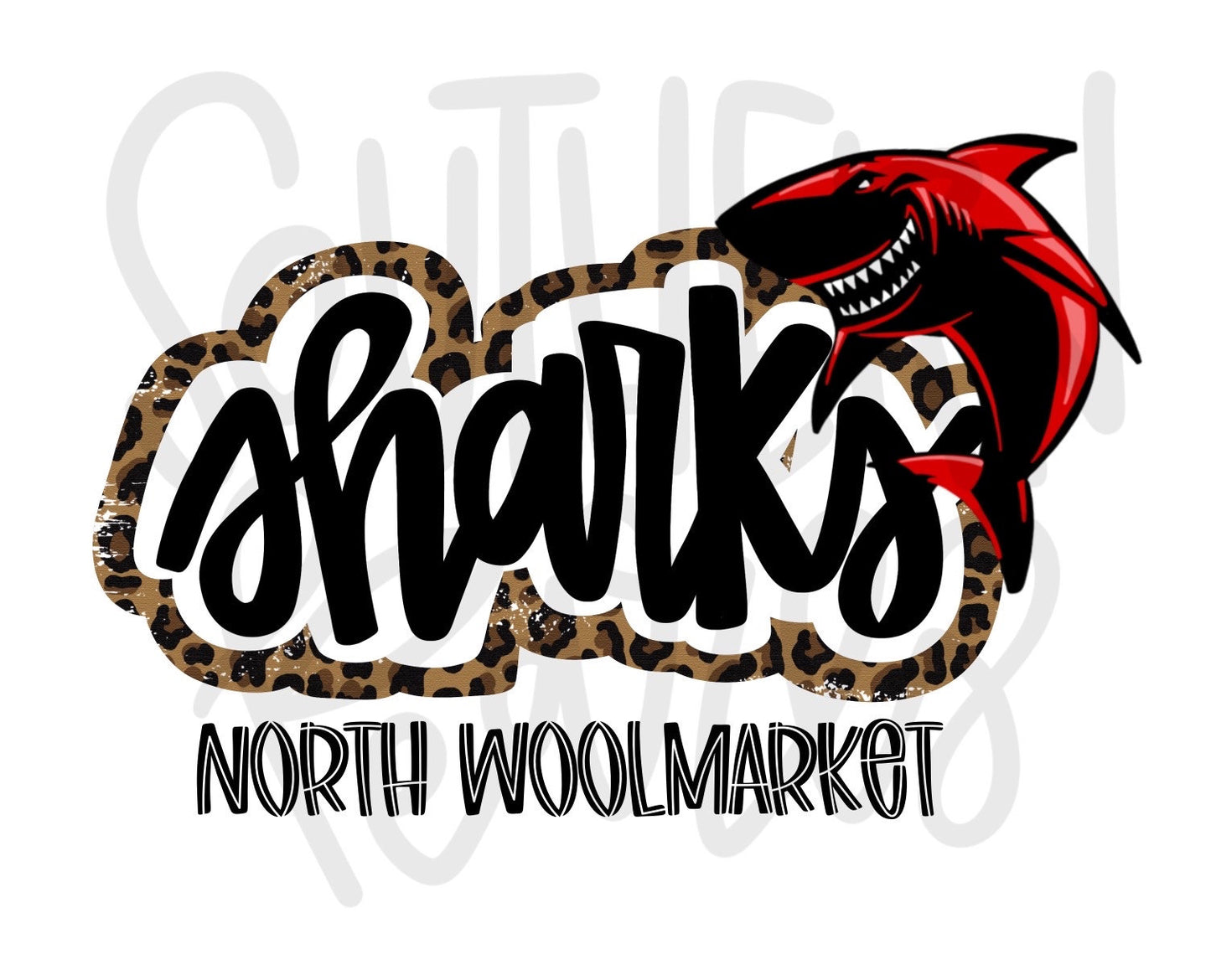 North Woolmarket Sharks | Sublimation Design | Digital Download | Women’s, Kids Shirt PNG