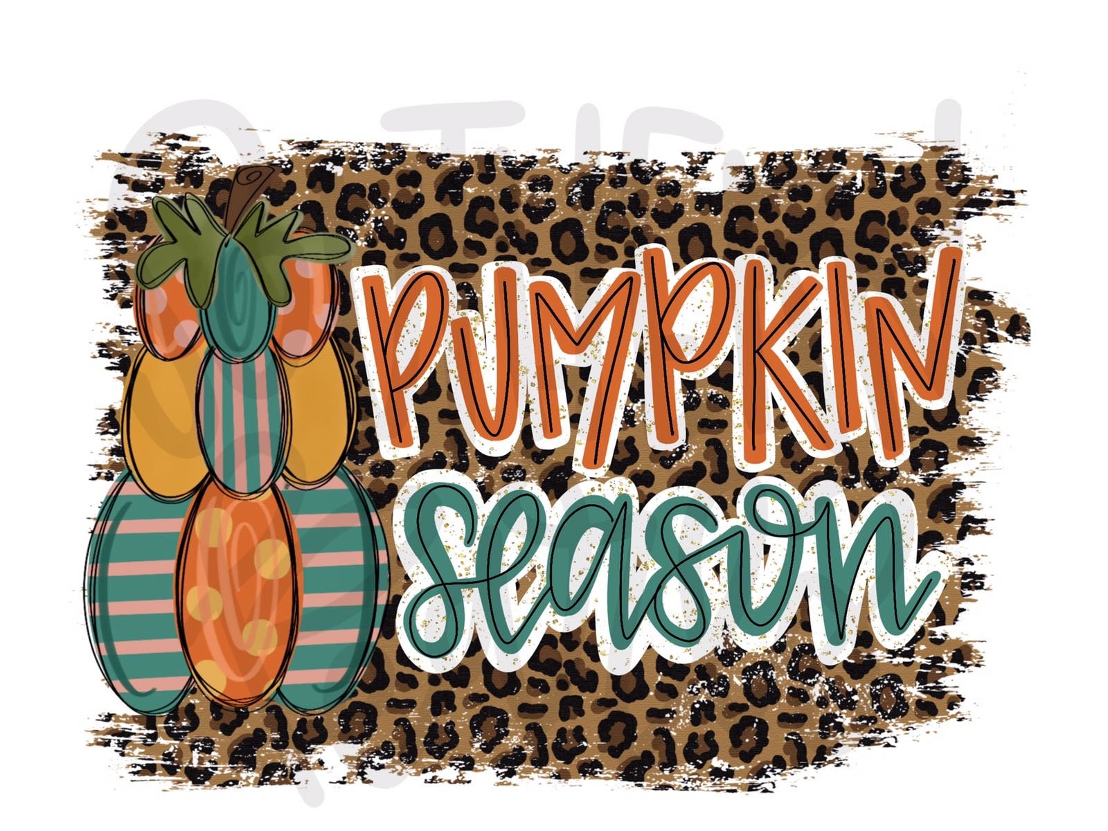 Pumpkin Season | Sublimation Design | Digital Download | Women’s, Kids Shirt PNG