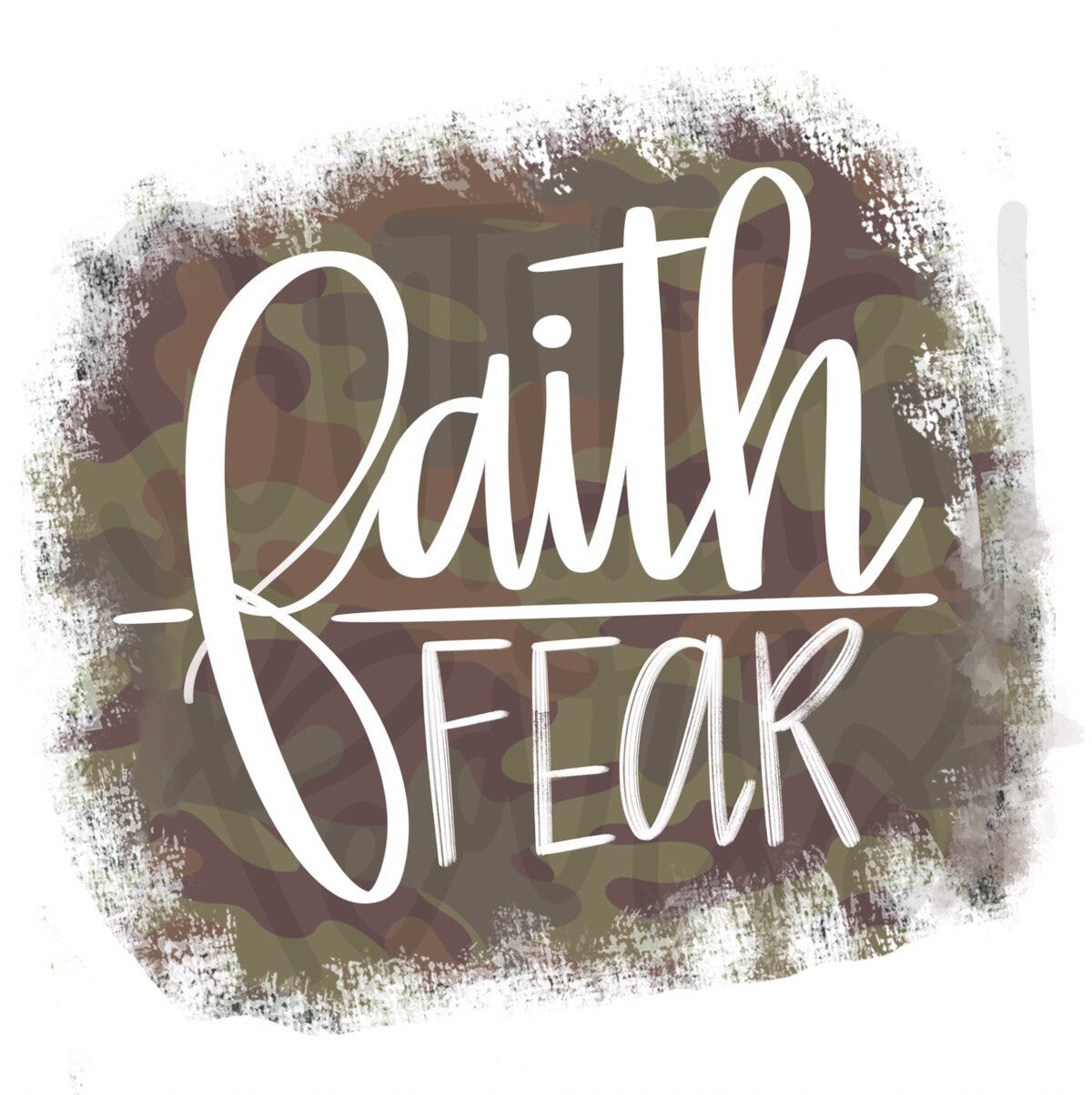 Faith Over Fear | Sublimation Design | Digital Download | Women’s, Kids Shirt PNG