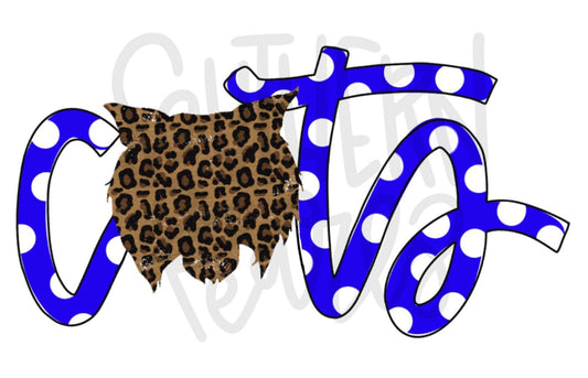 Cats Leopard Script | Sublimation Design | Digital Download | Women’s, Kids Shirt PNG