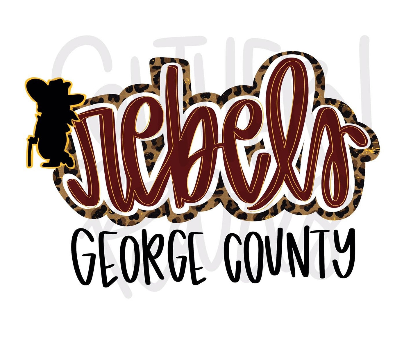 George County Rebels | Sublimation Design | Digital Download | Women’s, Kids Shirt PNG