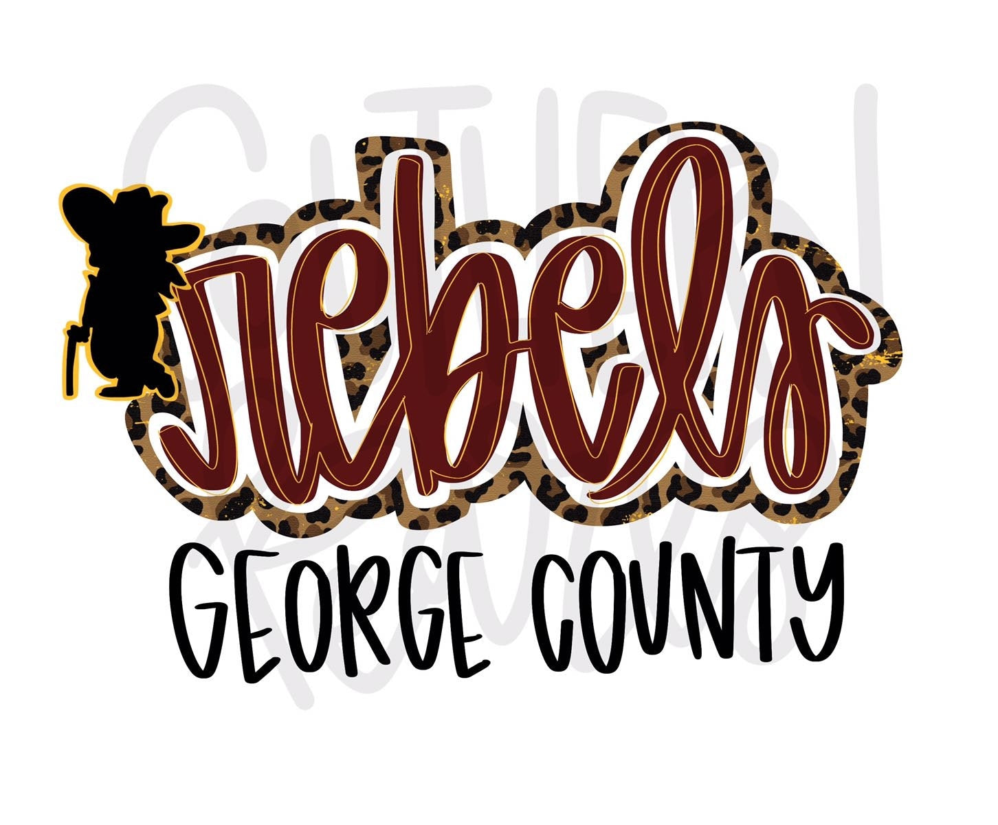 George County Rebels | Sublimation Design | Digital Download | Women’s, Kids Shirt PNG