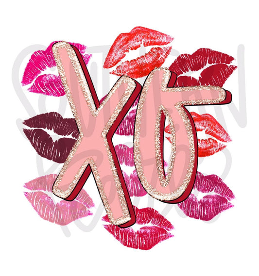 XOXO | Valentines | Sublimation Design | Digital Download | Women’s, Kids Shirt PNG