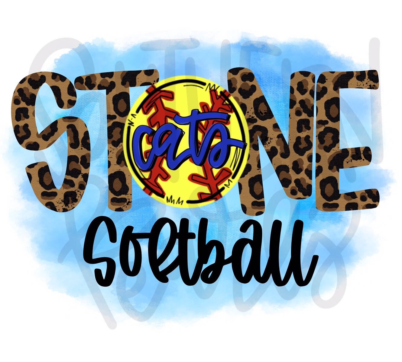 Stone Softball | Sublimation Design | Digital Download | Women’s, Kids Shirt PNG