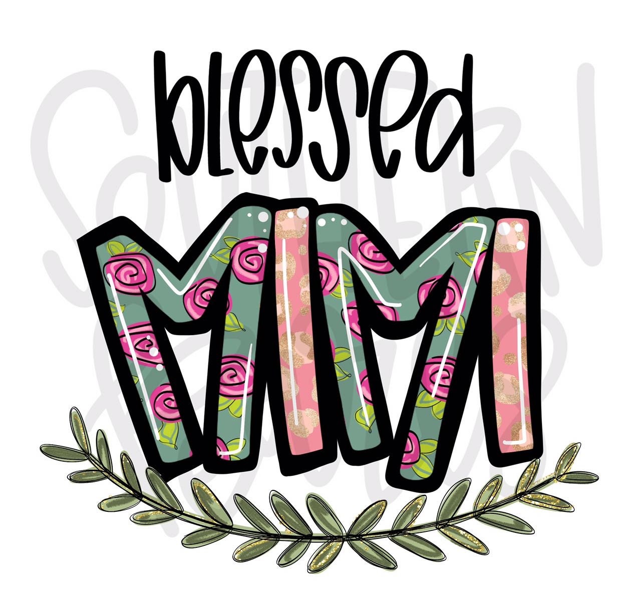 Blessed Mimi | Sublimation Design | Digital Download | Women’s, Kids Shirt PNG