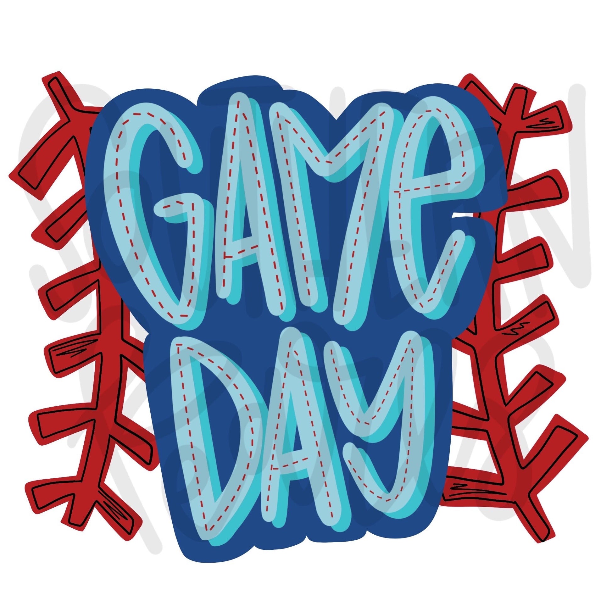 Game Day | Baseball | Sublimation Design | Digital Download | Women’s, Kids Shirt PNG