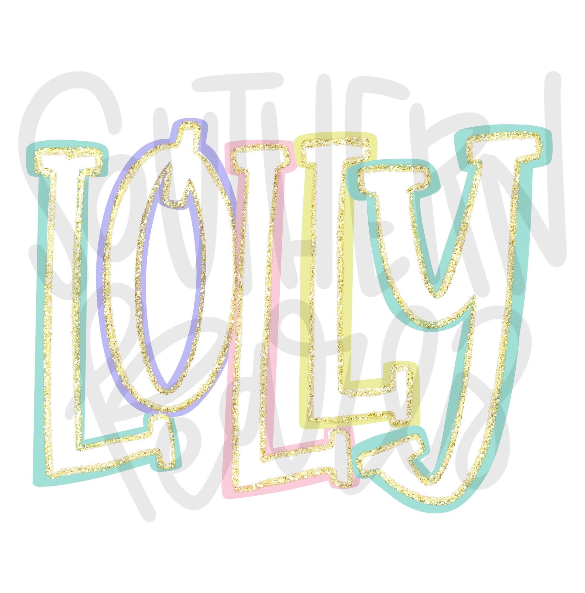 LOLLY | Sublimation Design | Digital Download | Women’s, Kids Shirt PNG