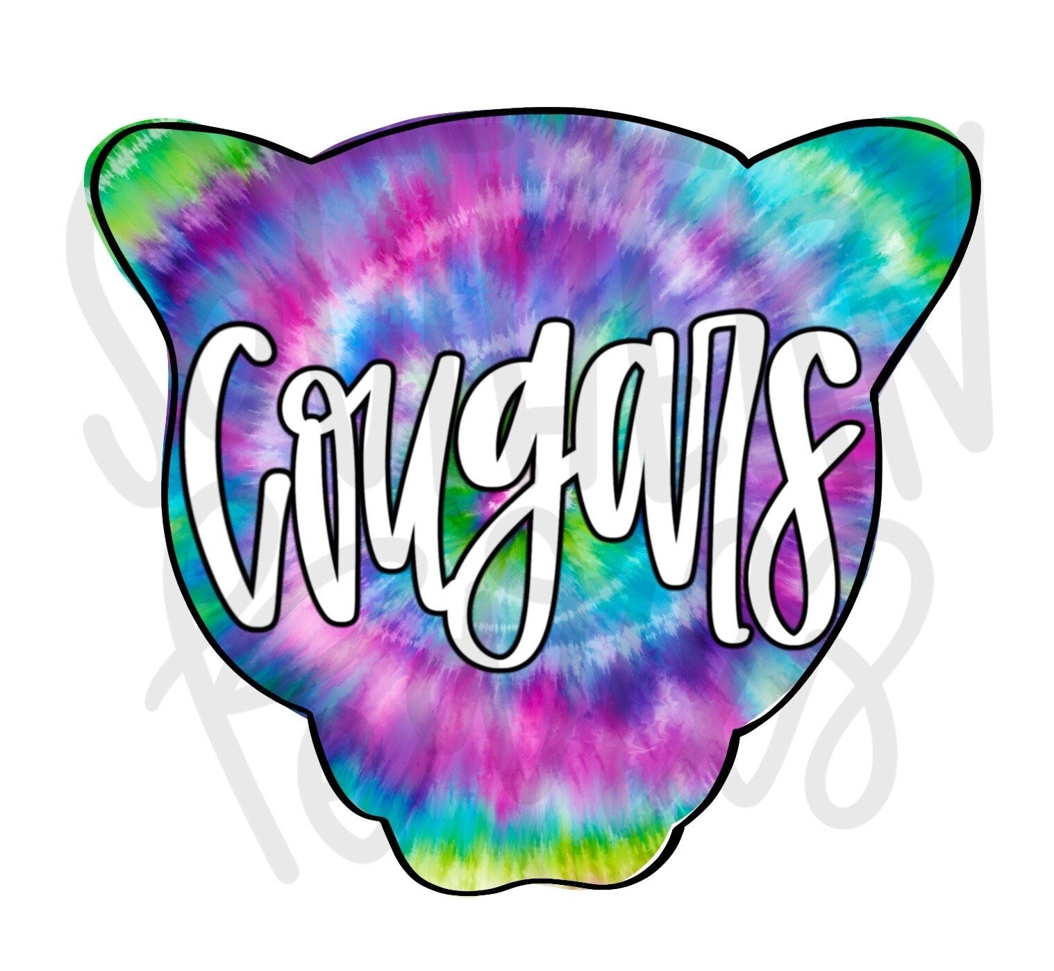 Cougars | Sublimation Design | Digital Download | Women’s, Kids Shirt PNG