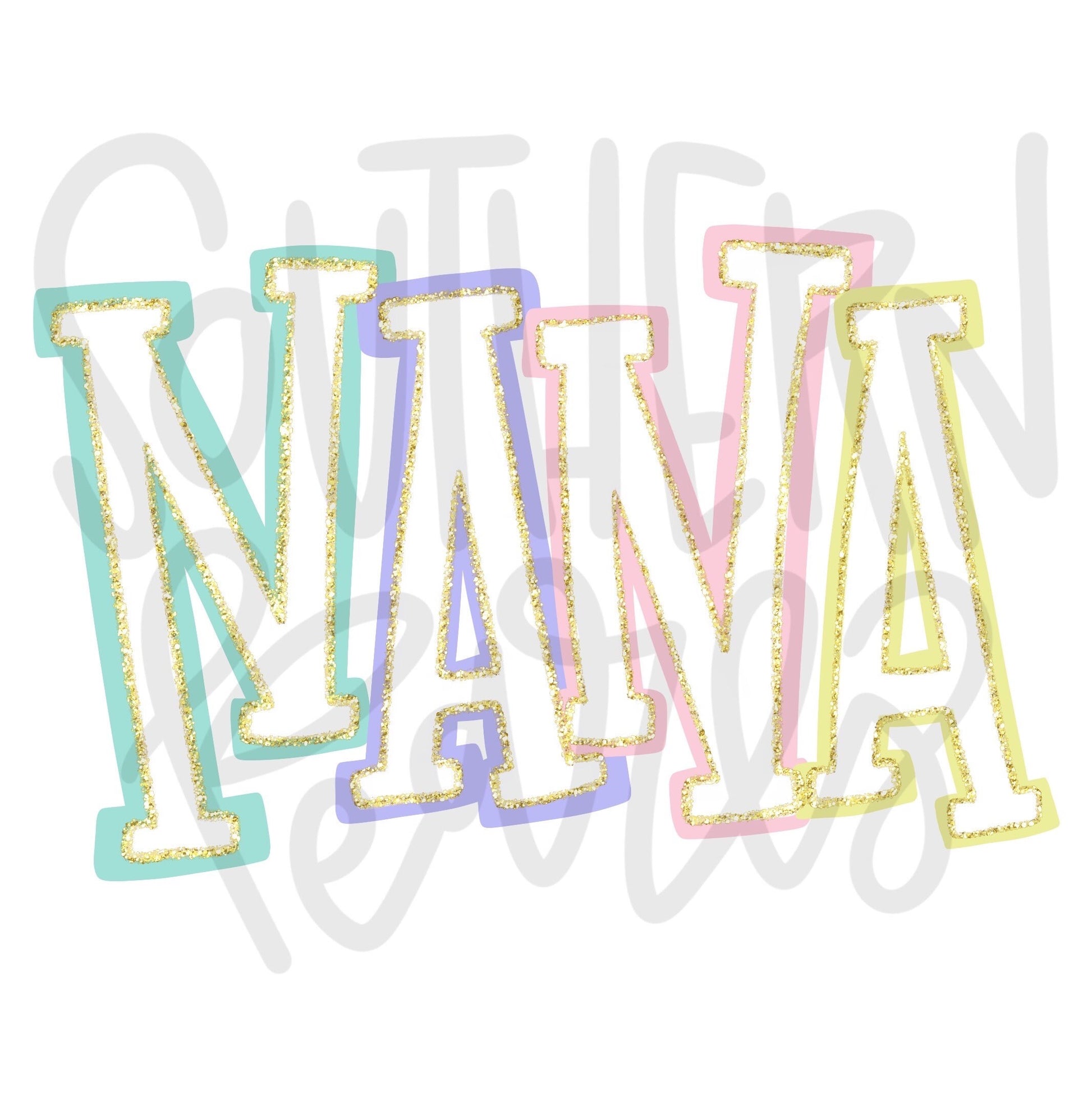 NANA | Sublimation Design | Digital Download | Women’s, Kids Shirt PNG