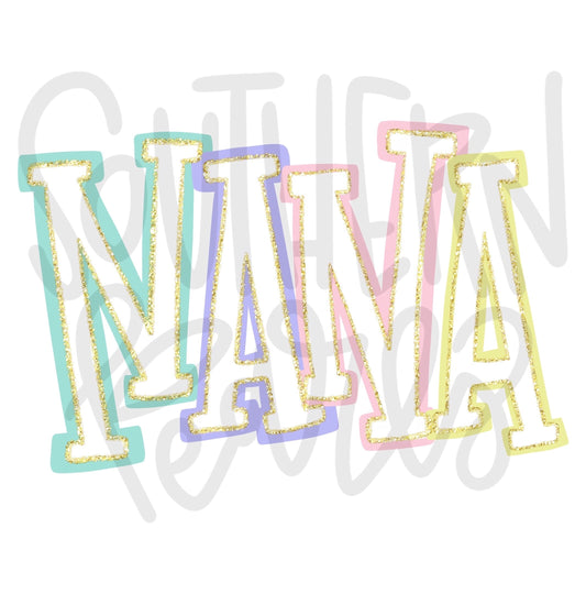 NANA | Sublimation Design | Digital Download | Women’s, Kids Shirt PNG