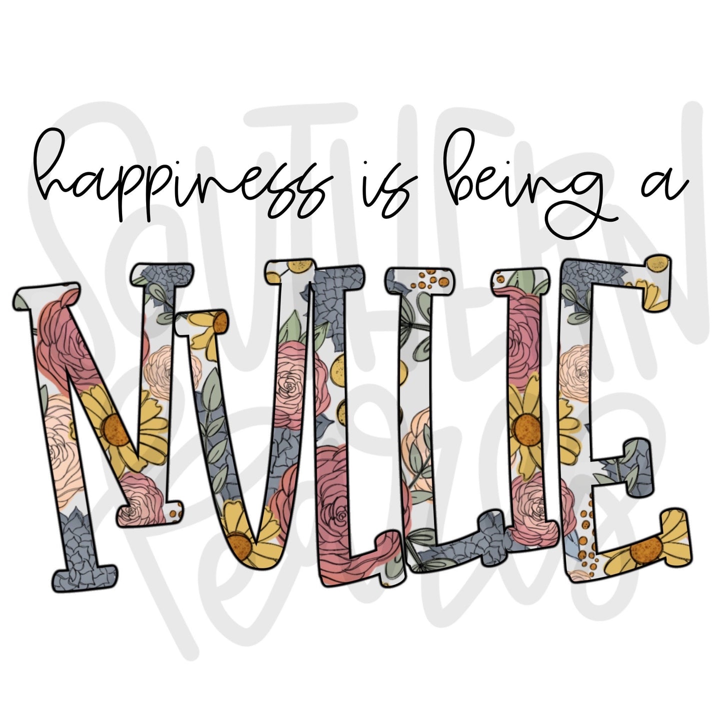 Happiness is being a NULLIE | Sublimation Design | Digital Download | Women’s, Kids Shirt PNG