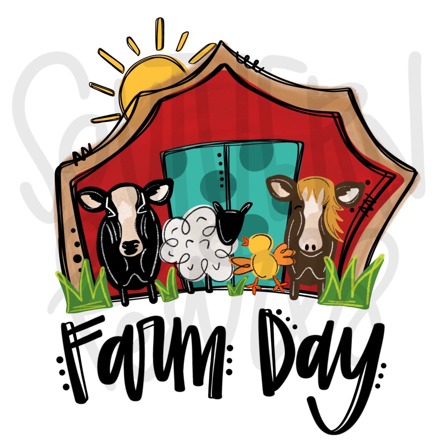 Farm Day | Sublimation Design | Digital Download | Women’s, Kids Shirt PNG