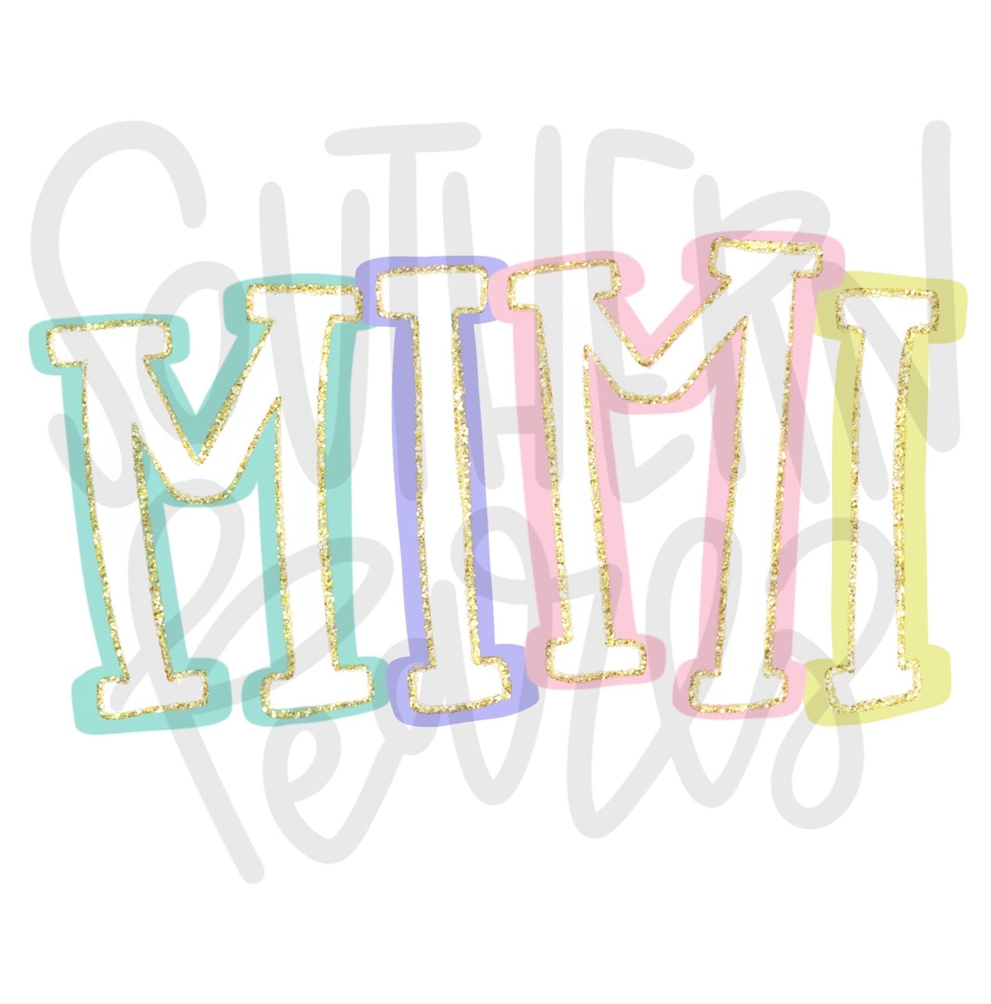 MIMI | Sublimation Design | Digital Download | Women’s, Kids Shirt PNG