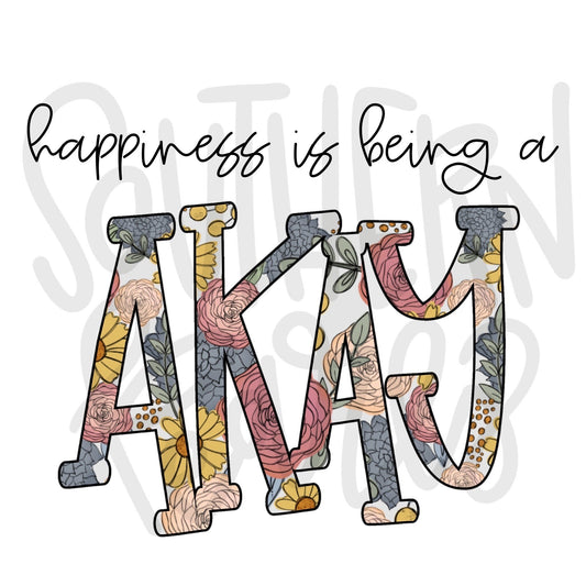 Happiness is being a AKAY | Sublimation Design | Digital Download | Women’s, Kids Shirt PNG