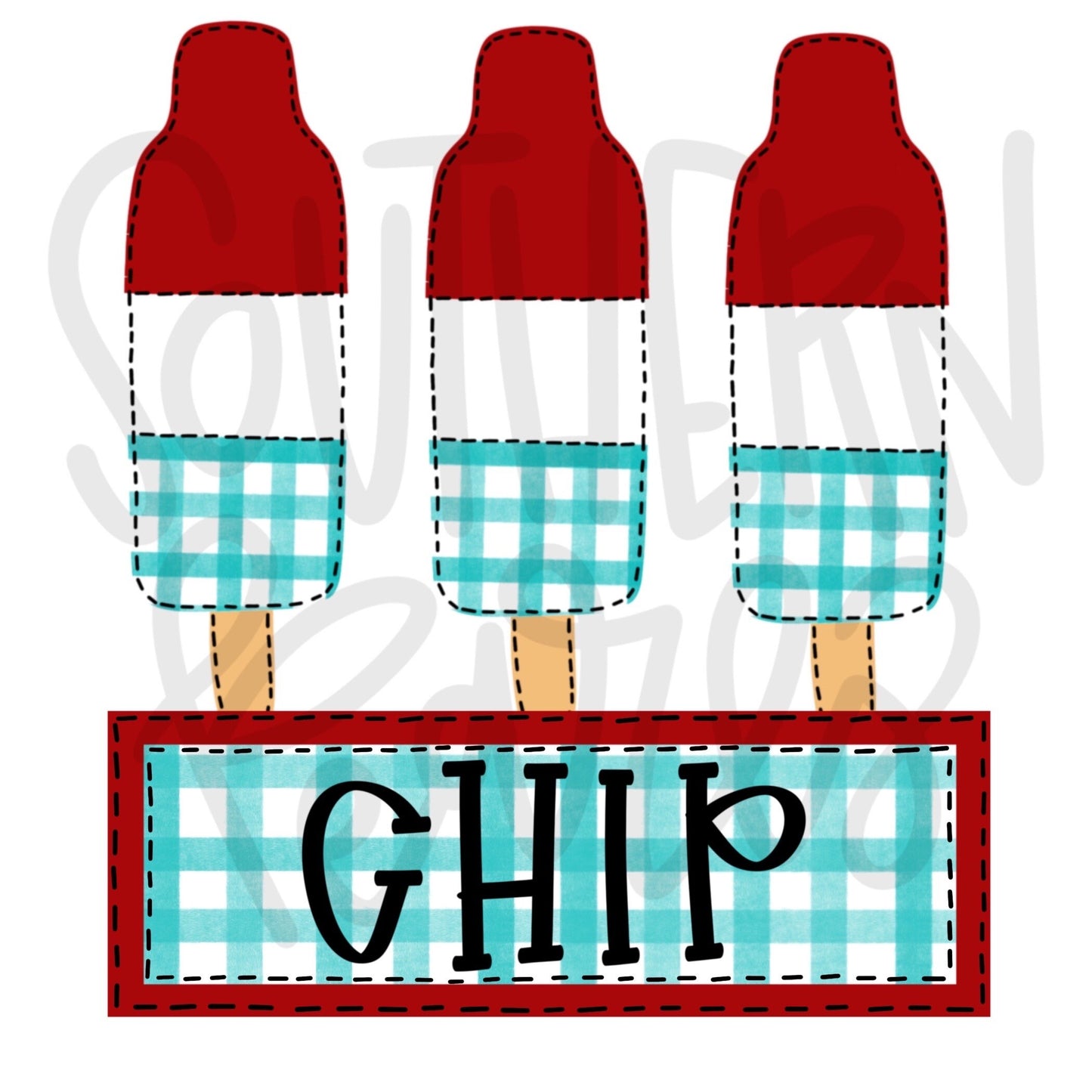 Patriotic Popsicles | Sublimation Design | Digital Download | Women’s, Kids Shirt PNG