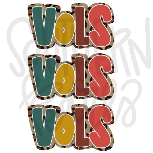 Vols  | Mascot  | Sublimation Design | Digital Download | Women’s, Kids Shirt PNG