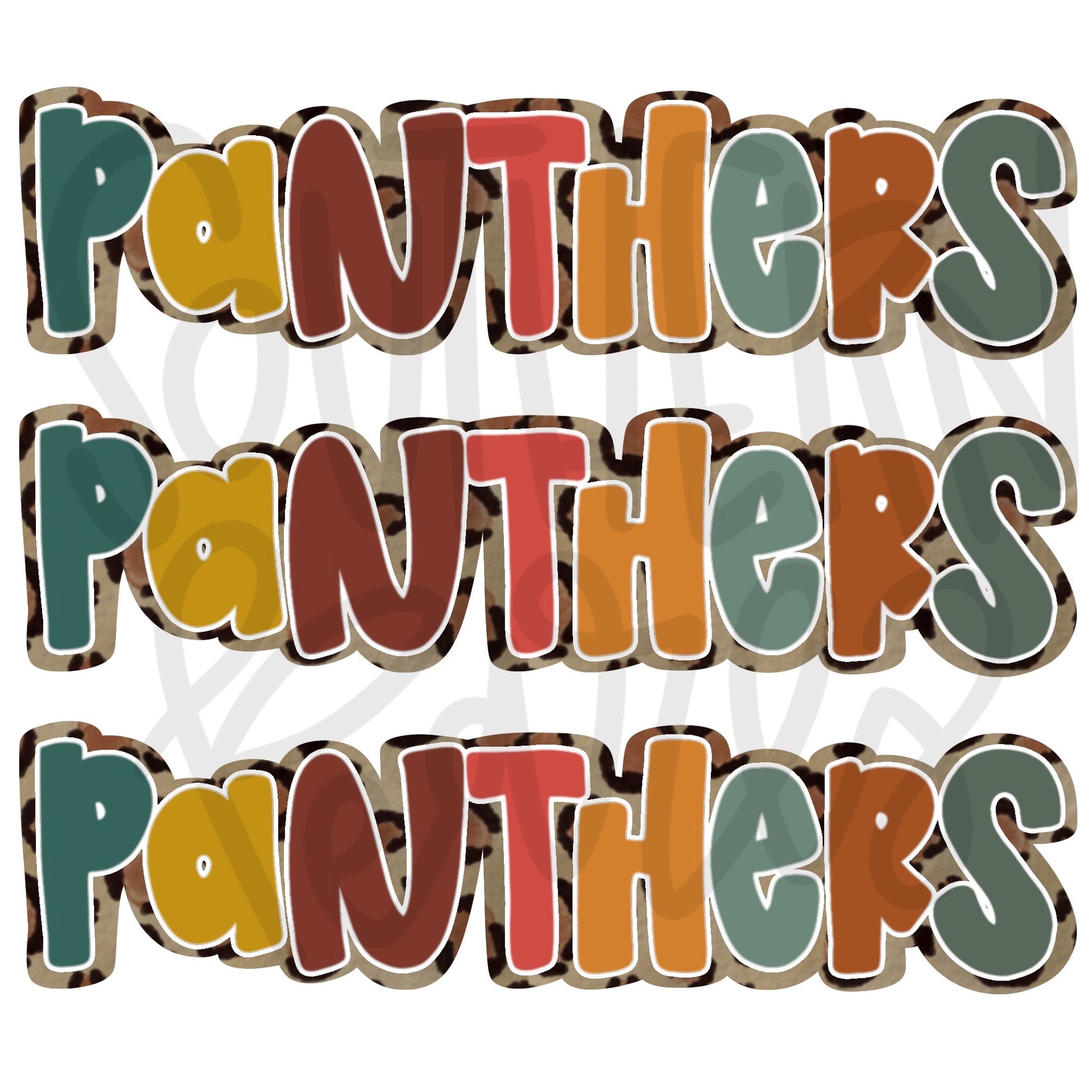 Panthers  | Mascot  | Sublimation Design | Digital Download | Women’s, Kids Shirt PNG