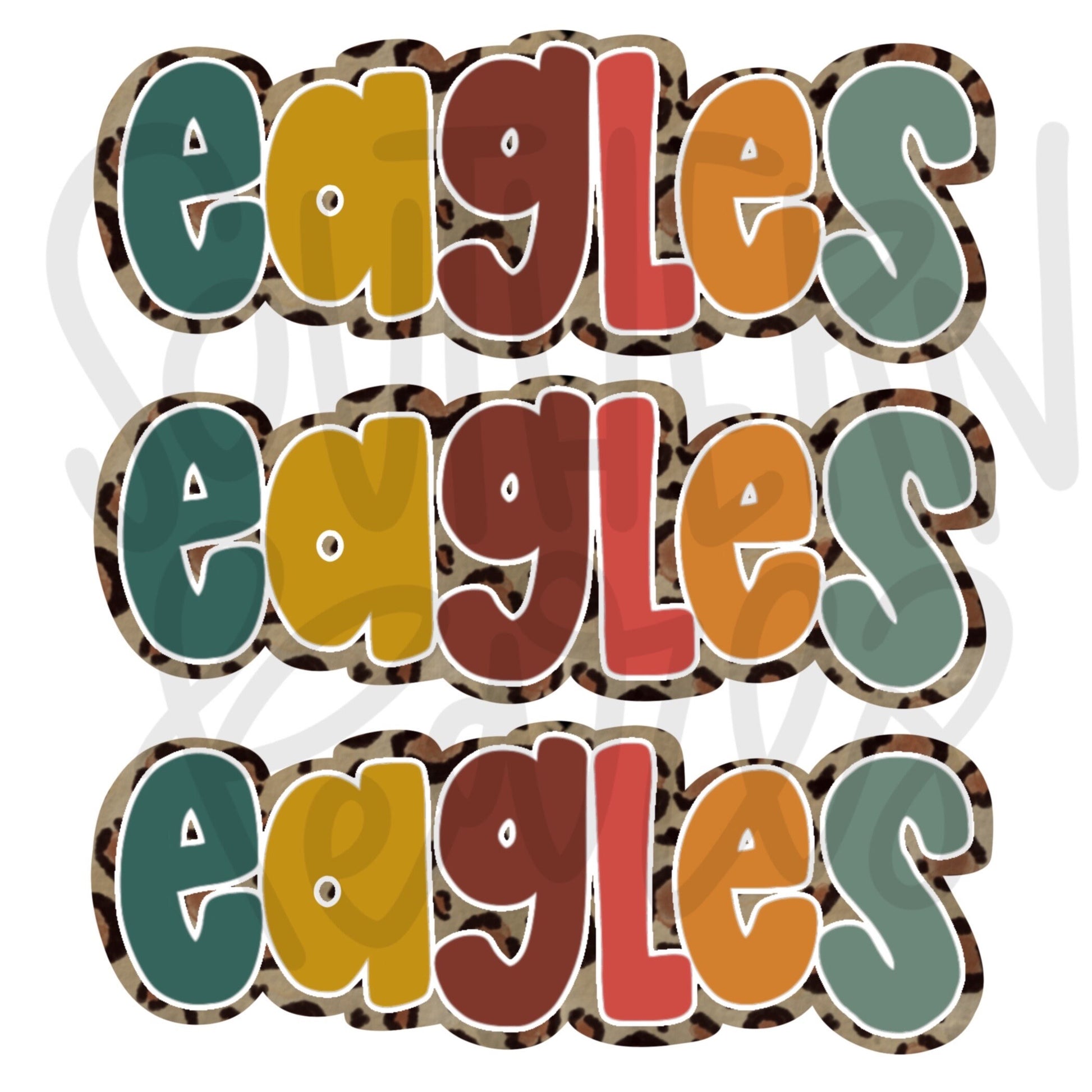 Eagles  | Mascot  | Sublimation Design | Digital Download | Women’s, Kids Shirt PNG