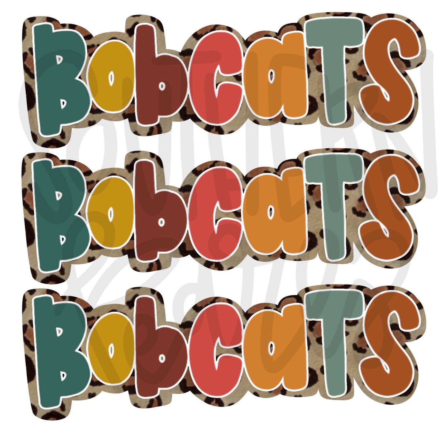 Bobcats  | Mascot  | Sublimation Design | Digital Download | Women’s, Kids Shirt PNG