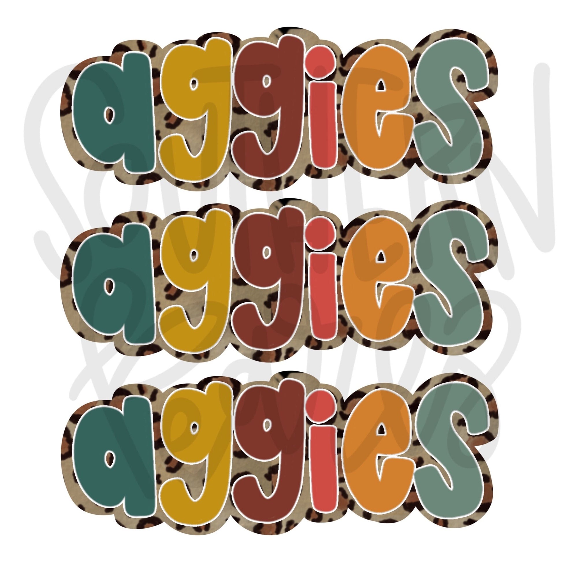 Aggies | Mascot  | Sublimation Design | Digital Download | Women’s, Kids Shirt PNG