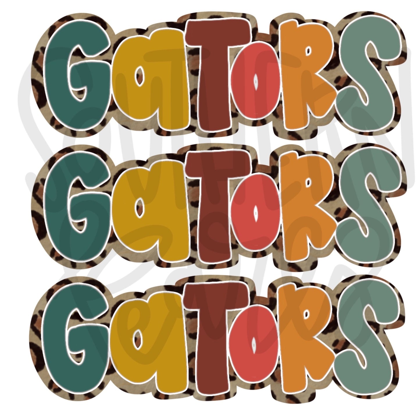 Gators | Mascot  | Sublimation Design | Digital Download | Women’s, Kids Shirt PNG