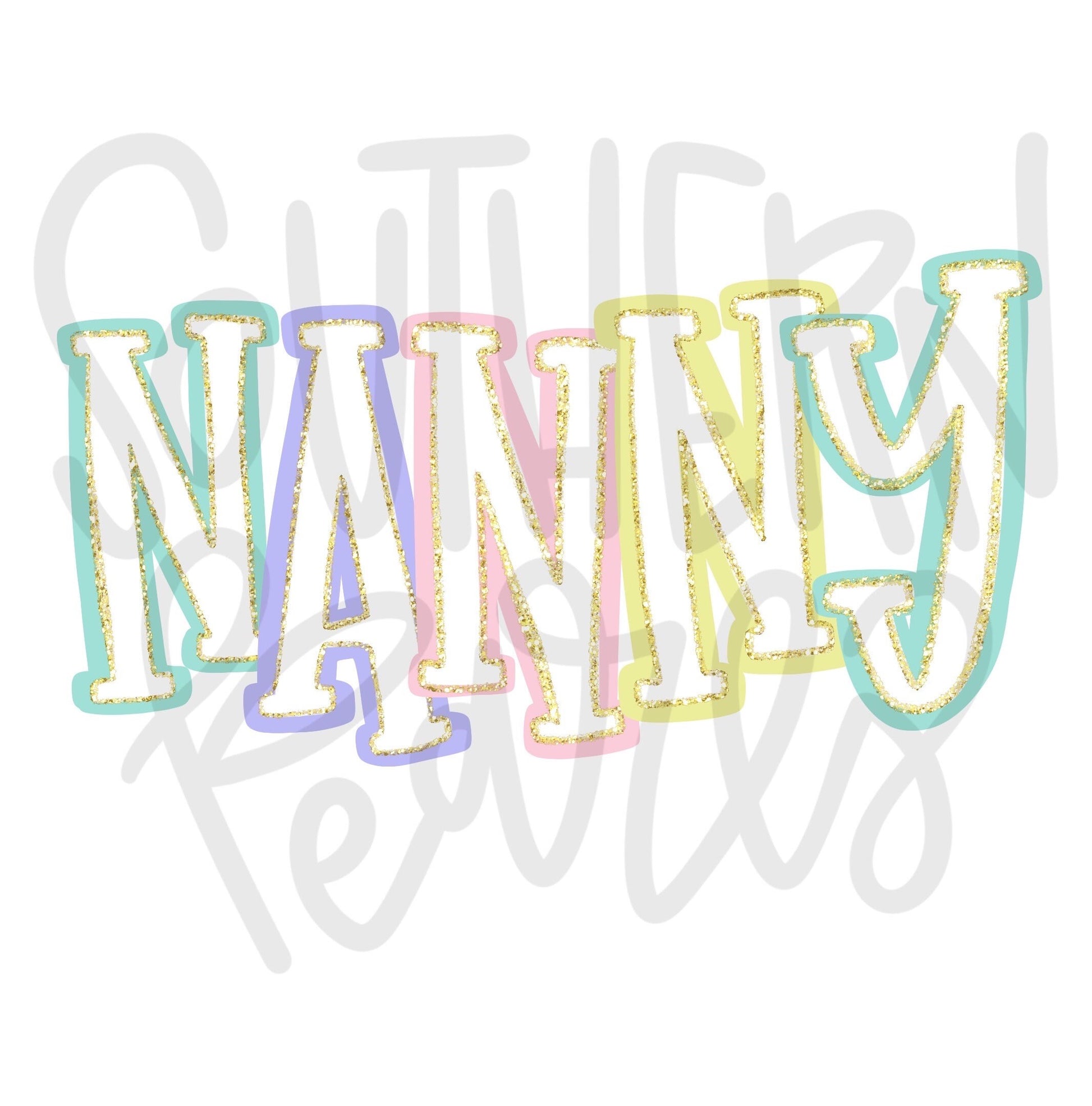 Nanny | Sublimation Design | Digital Download | Women’s, Kids Shirt PNG