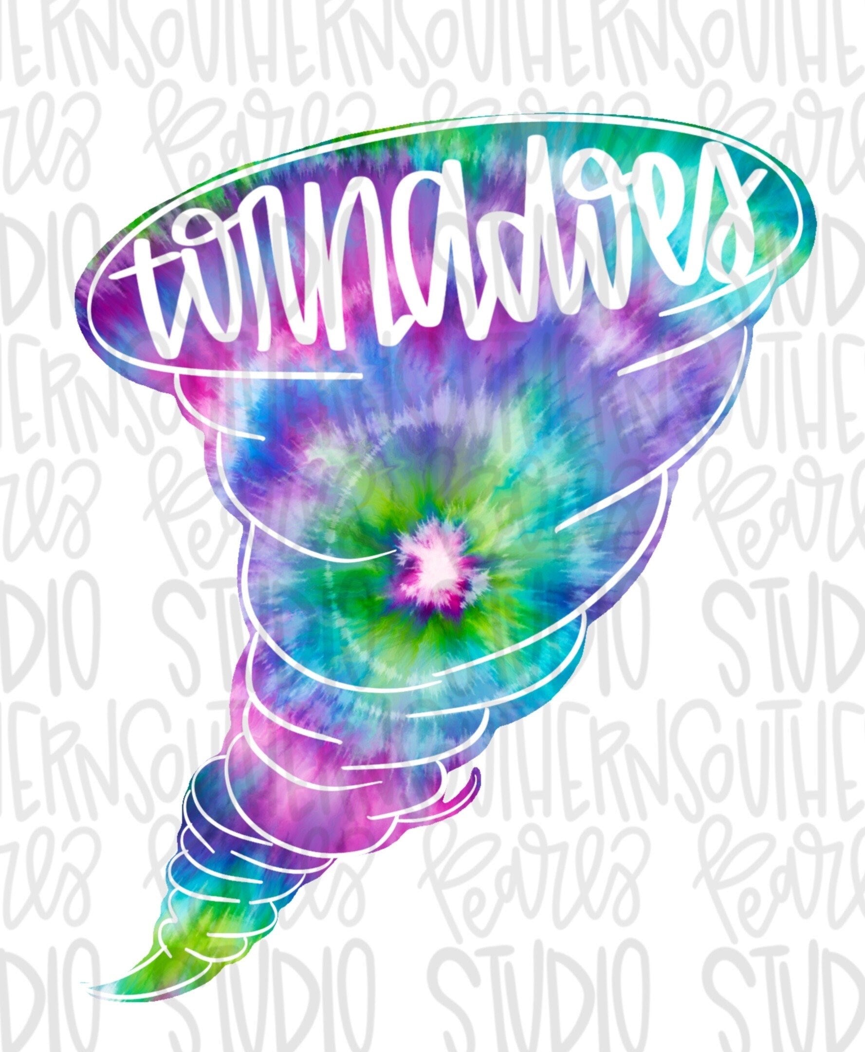 Tornadoes Tie Dye | Sublimation Design | Digital Download | Women’s, Kids Shirt PNG