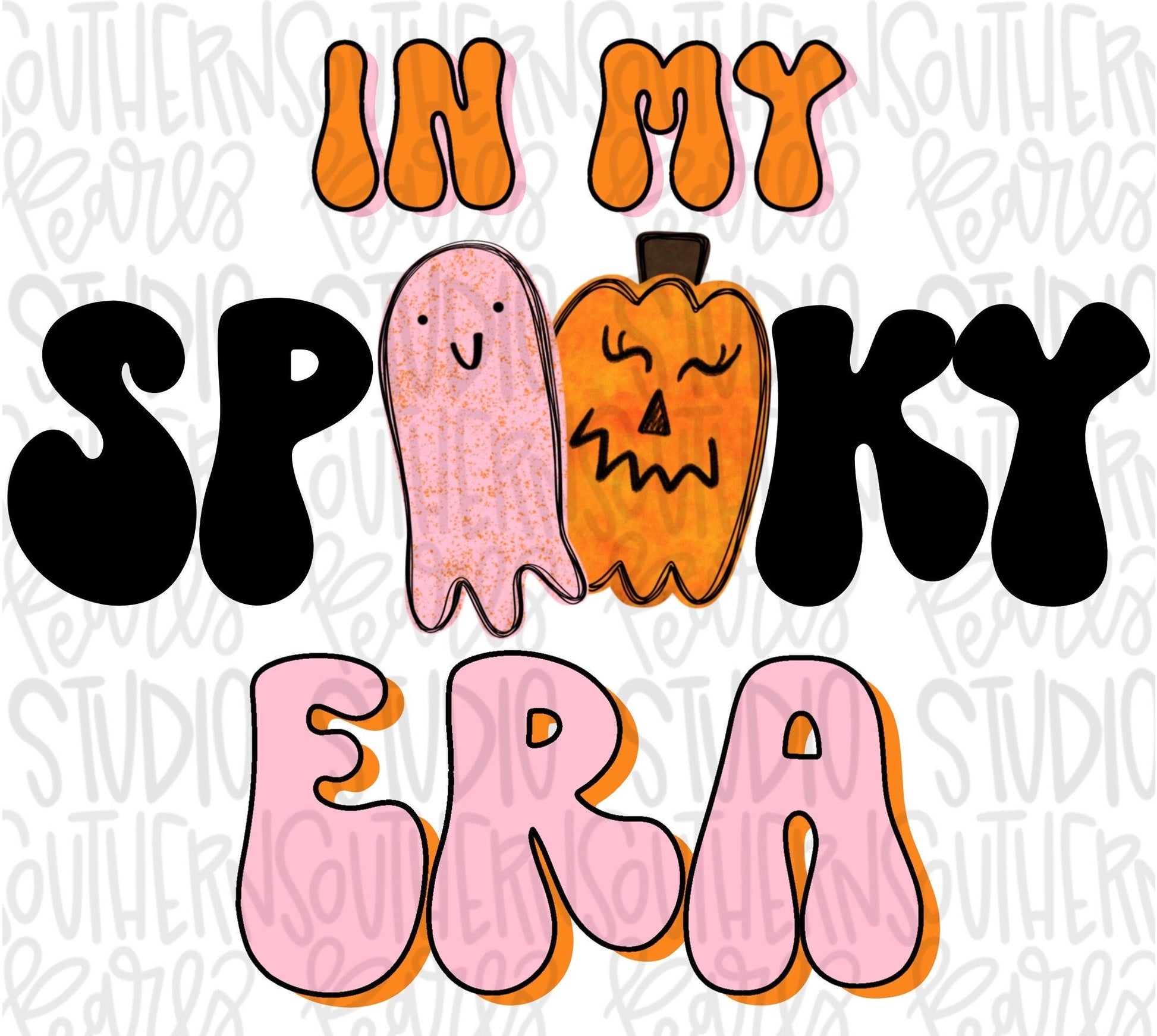 In my Spooky Era | Sublimation Design | Digital Download | Women’s, Kids Shirt PNG