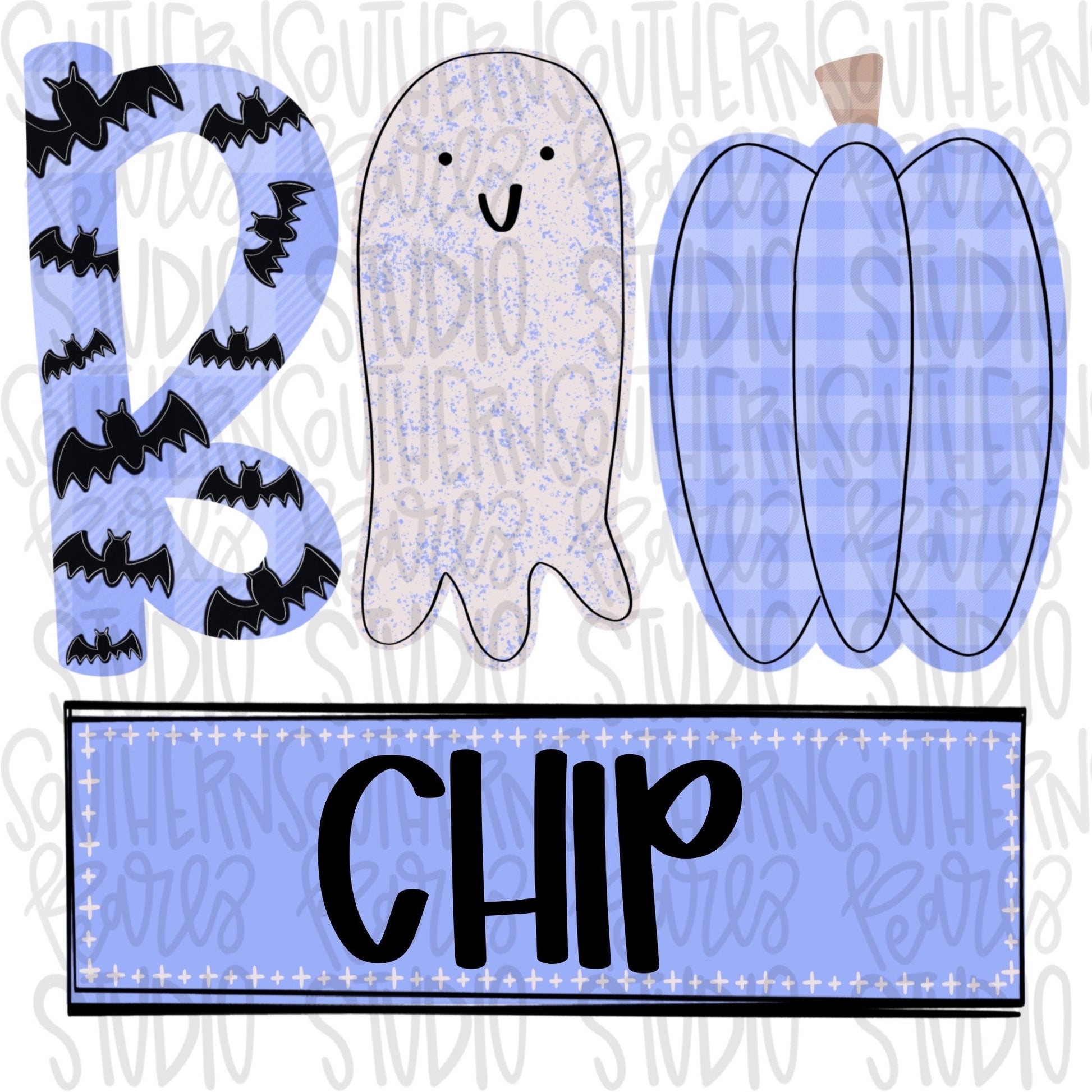 Boo Boy Blue | Sublimation Design | Digital Download | Women’s, Kids Shirt PNG