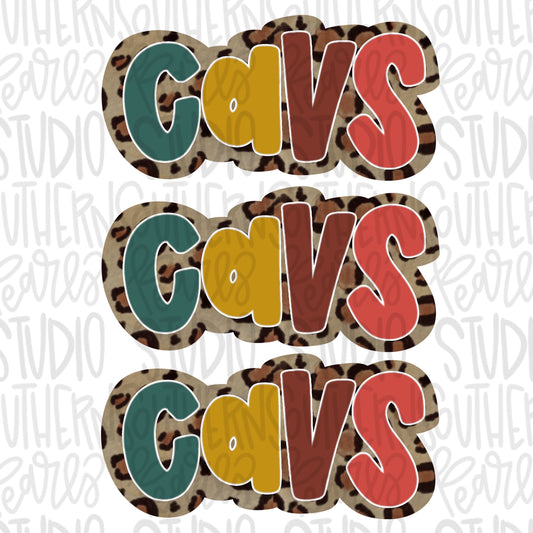 Cavs | Mascot | Sublimation Design | Digital Download | Women’s, Kids Shirt PNG