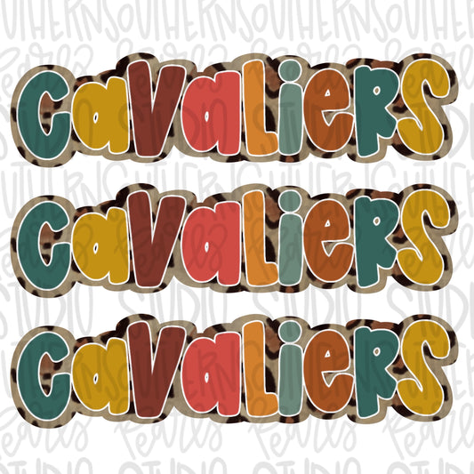 Cavaliers | Mascot | Sublimation Design | Digital Download | Women’s, Kids Shirt PNG