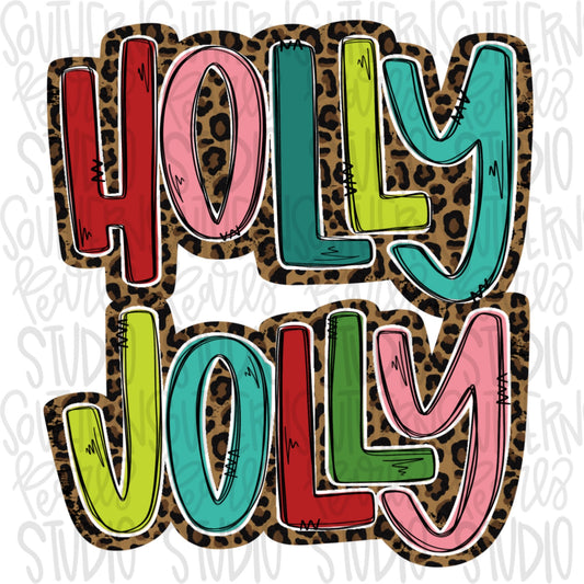 Holly Jolly | Sublimation Design | Digital Download | Women’s, Kids Shirt PNG