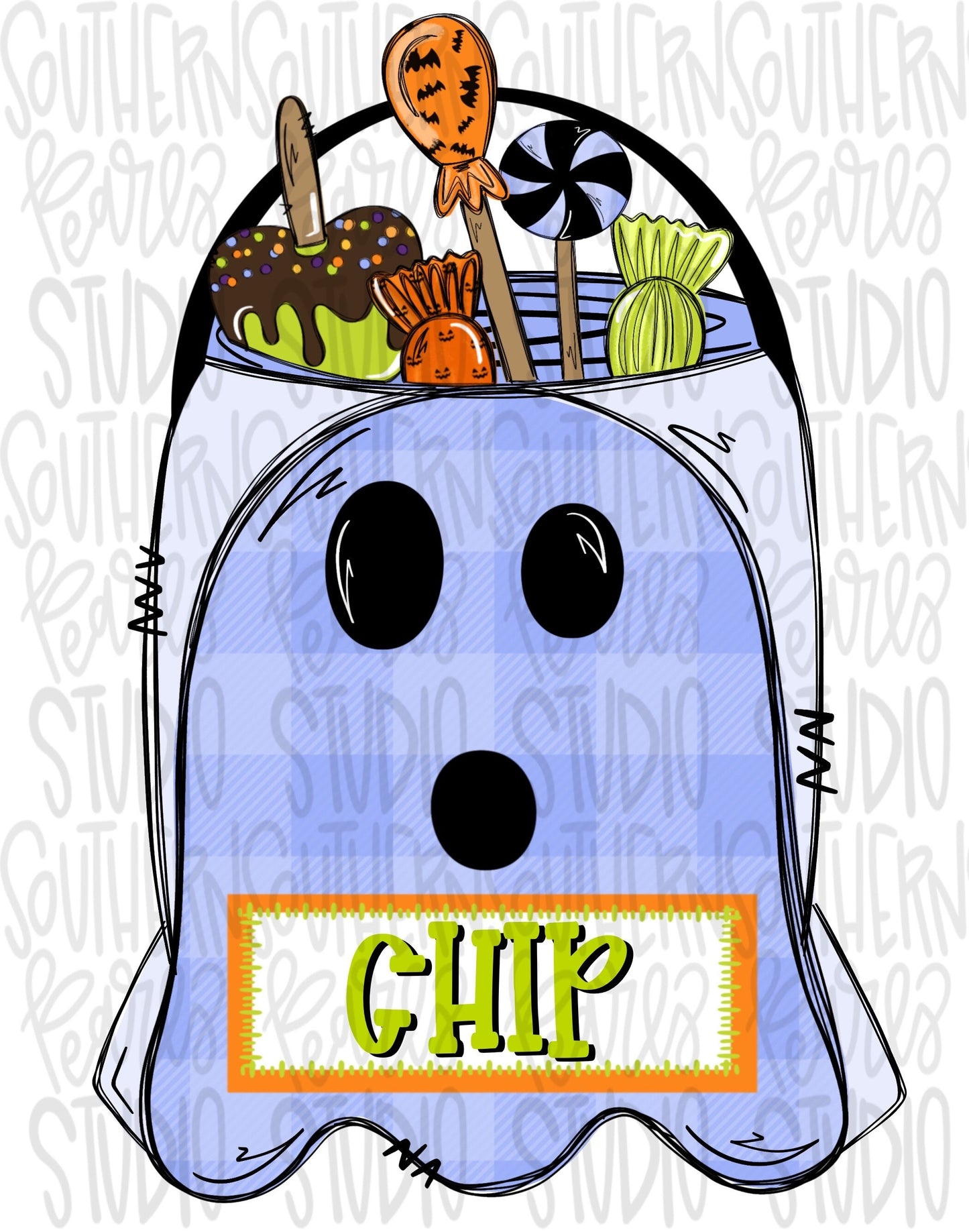 Trick or Treat basket | Ghost | Boo | Sublimation Design | Digital Download | Women’s, Kids Shirt PNG