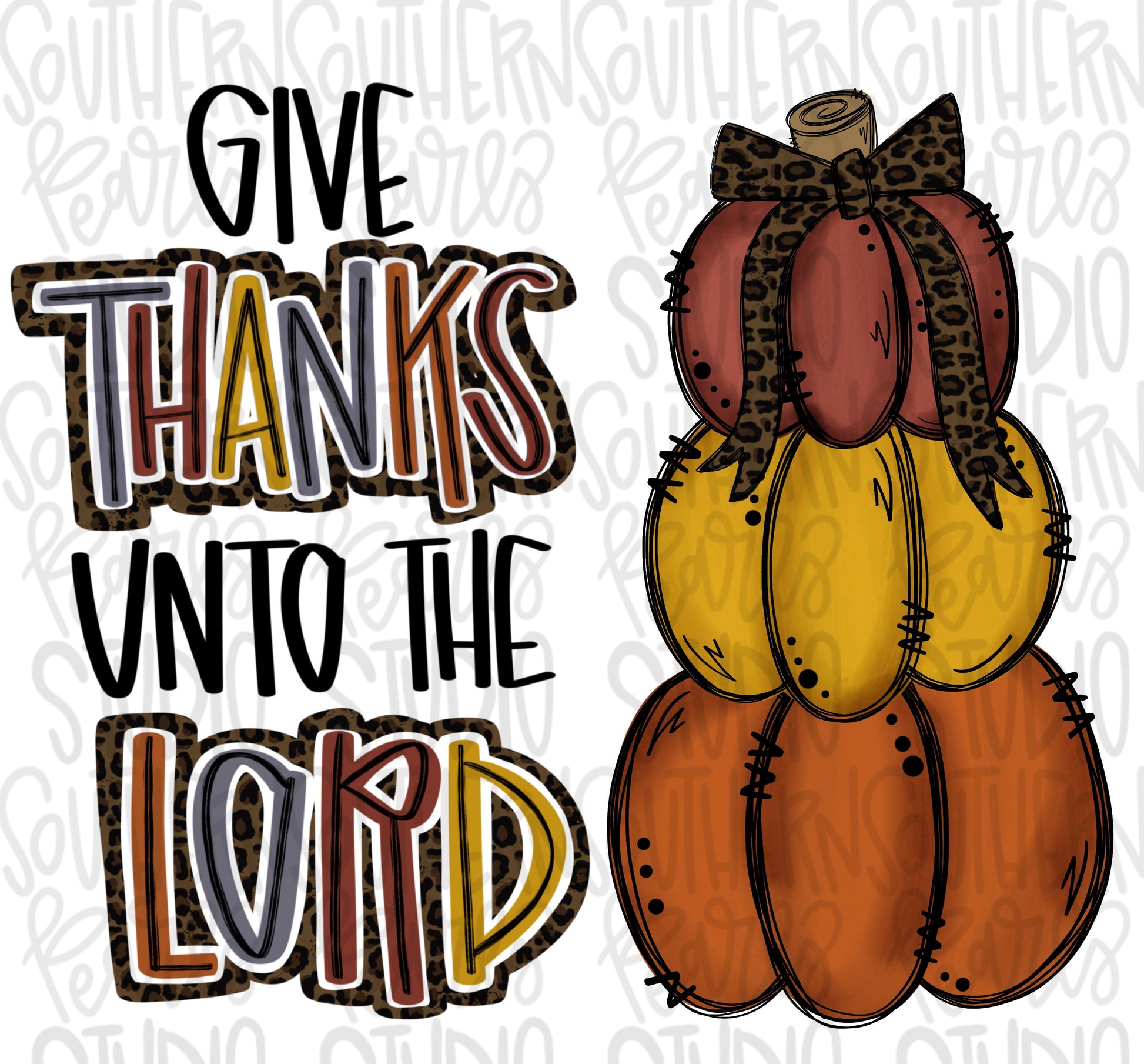 Give Thanks | Sublimation Design | Digital Download | Women’s, Kids Shirt PNG