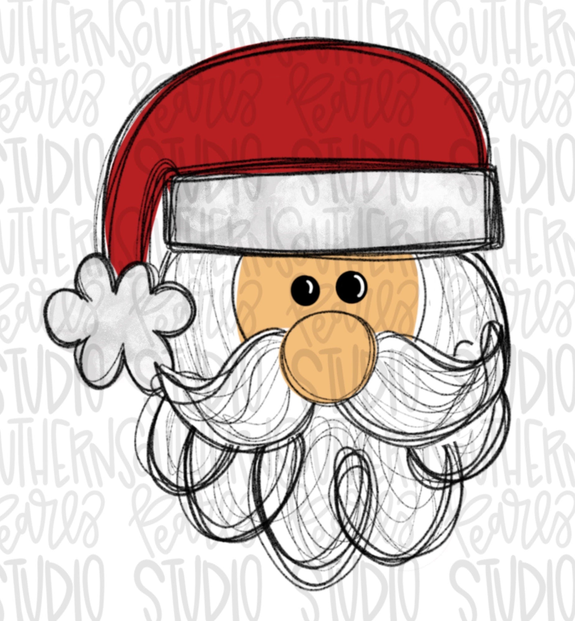 Santa | Sublimation Design | Digital Download | Women’s, Kids Shirt PNG