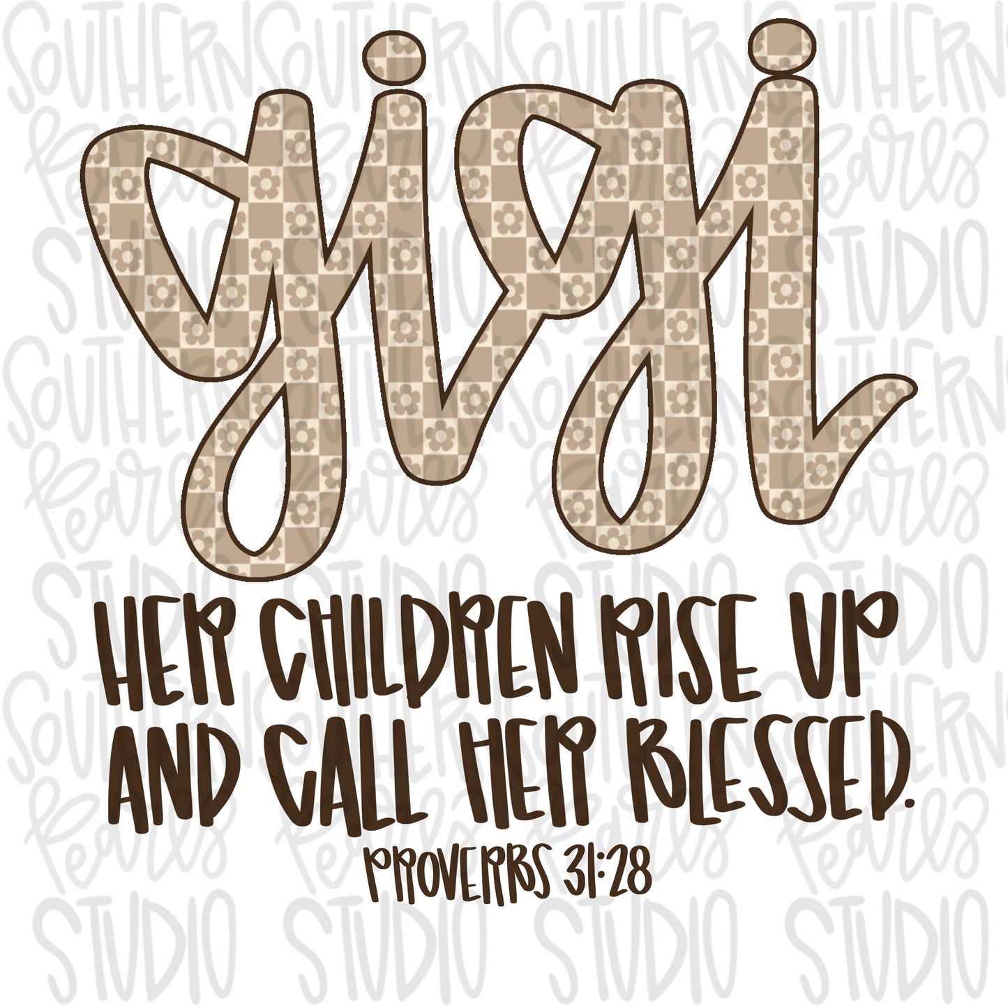 GIGI | Her children rise up and call her blessed | Sublimation Design | Digital Download | Women’s, Kids Shirt PNG