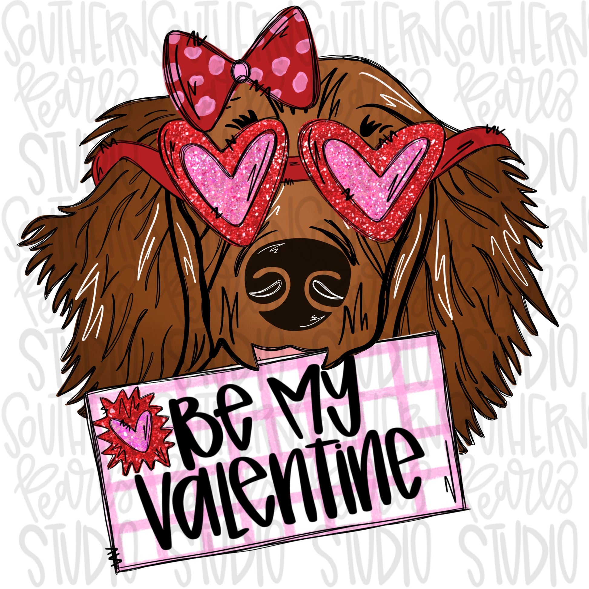 Be My Valentine Dachshund Girl | Sublimation Design | Digital Download | Women’s, Kids Shirt PNG