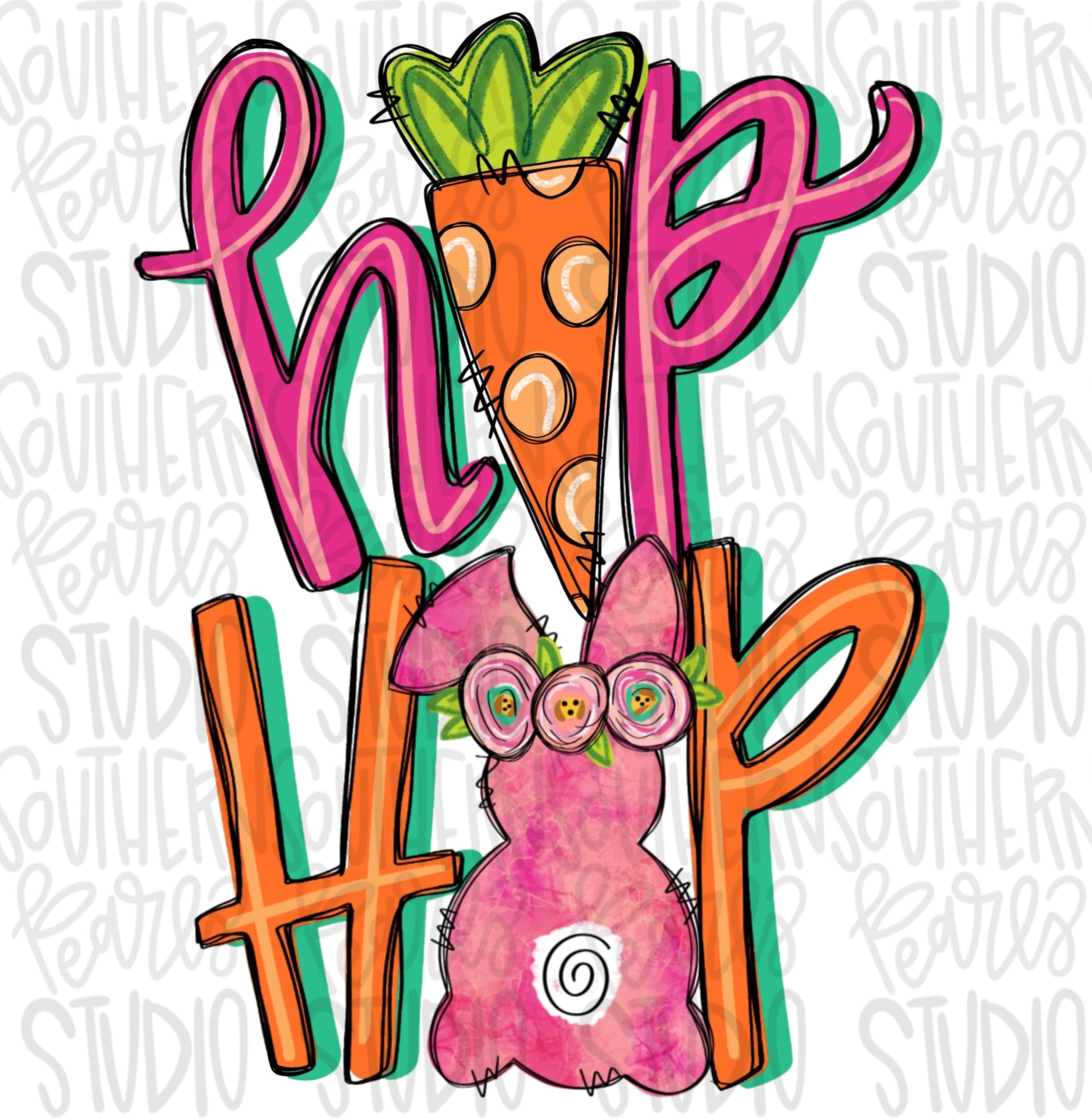 Hip Hop | Happy Easter | Sublimation Design | Digital Download | PNG design