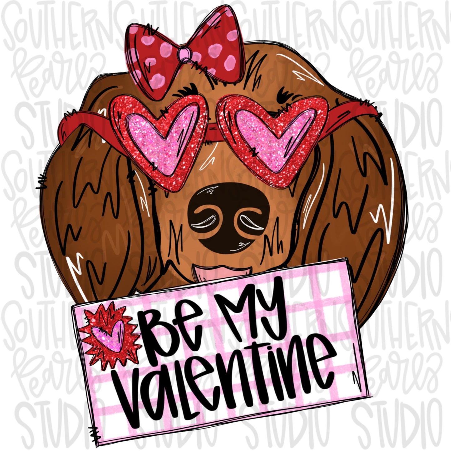 Be My Valentine Dachshund Girl | Sublimation Design | Digital Download | Women’s, Kids Shirt PNG