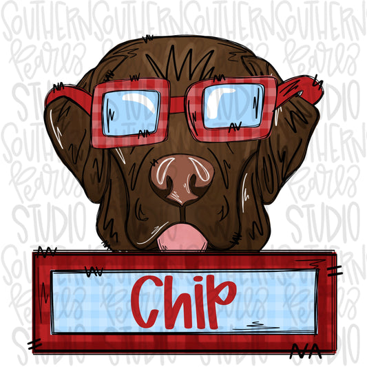 Valentine Lab with patch boy | Sublimation Design | Digital Download | Women’s, Kids Shirt PNG