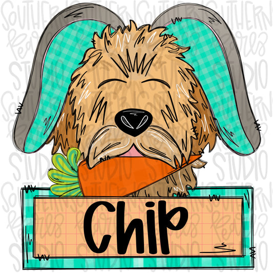 Easter Goldendoodle with patch Boy | Sublimation Design | Digital Download | Women’s, Kids Shirt PNG