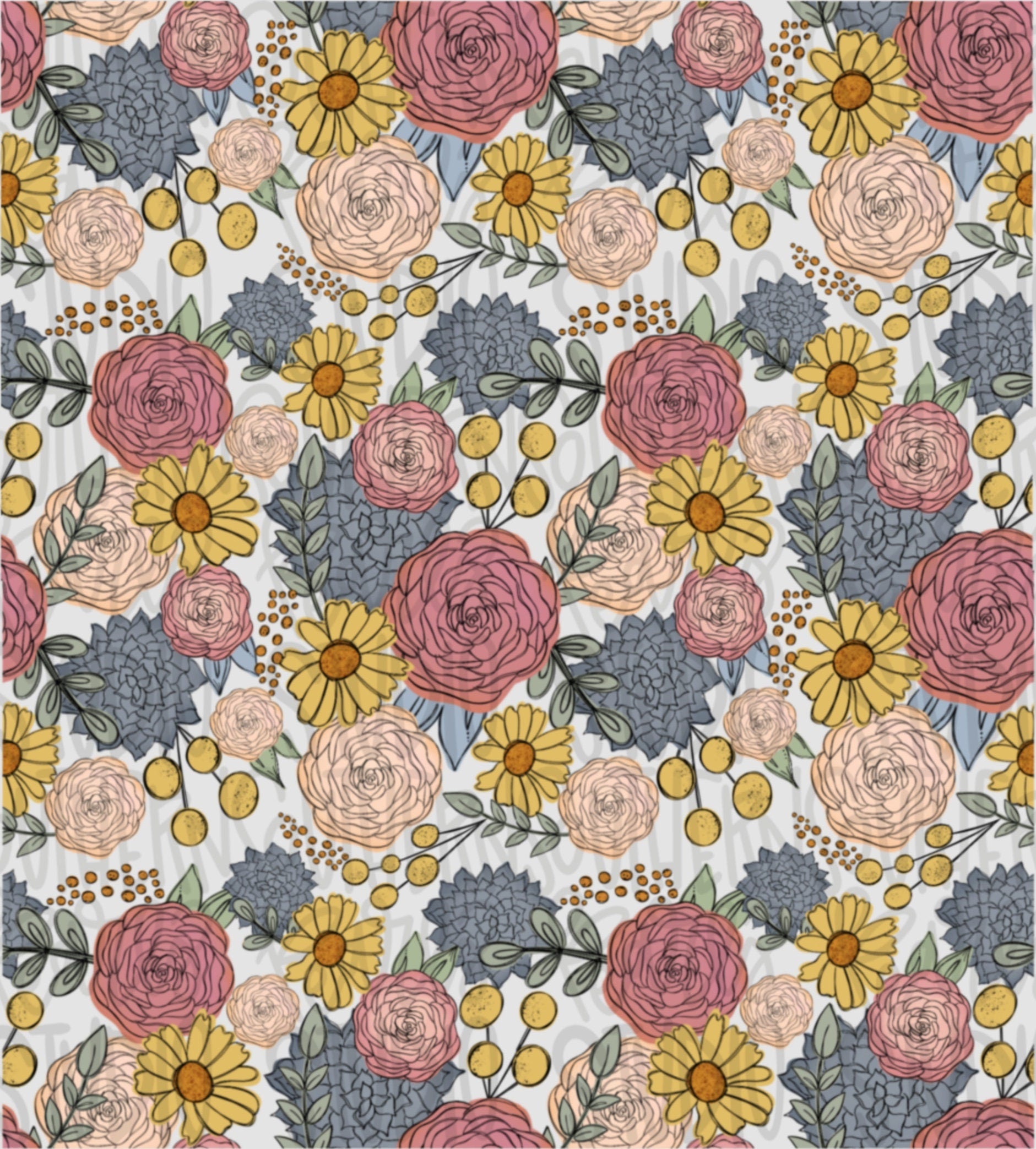 Floral Seamless Pattern | colorful | Sublimation Design | Digital Download | Women’s, Kids Shirt PNG