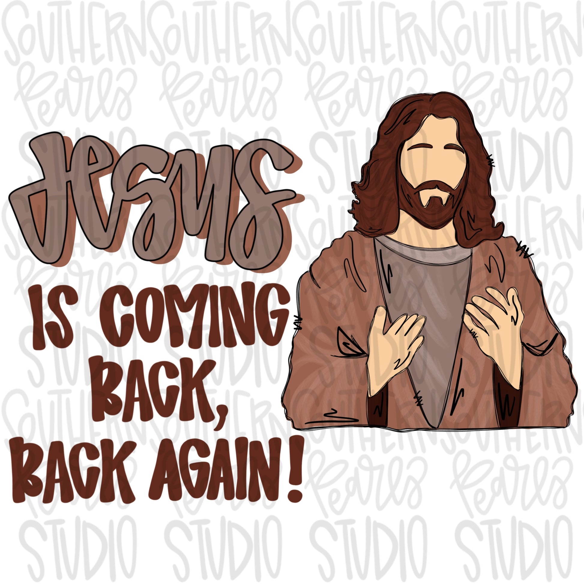 Jesus is coming back | Easter Story | On the third day He Rose | He is Risen | Sublimation Design | Digital Download | Women’s, Kids PNG