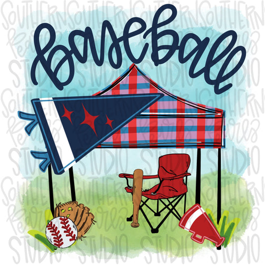 Baseball Tailgate | Sublimation Design | Digital Download | Women’s, Kids Shirt PNG